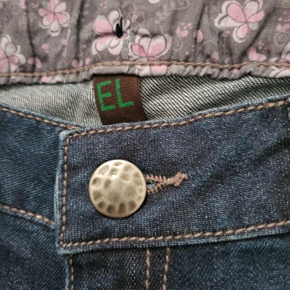 Benetton Jeans Women's Adjustable Waist Stretch Slim Denim Jeans Waist 28 NWT - Picture 5 of 16